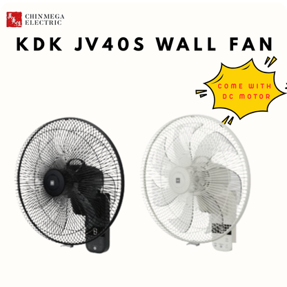 KDK JV40S DC MOTOR WALL FAN