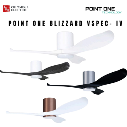 Point One Blizzard VSPEC-IV Smart Ceiling Fan (Installation Available)