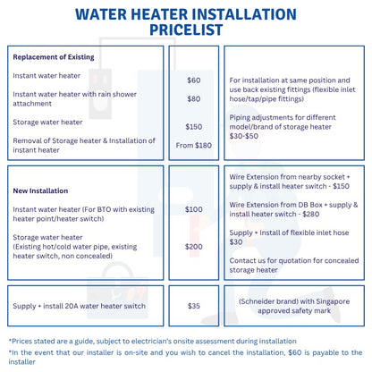 Toshiba Instant Electric Water Heater | DSK33ES5SB/DSK33ES5SW