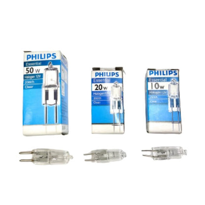 Philips Essential G4/G6.35 Halogen Rocket Bulb 10w/20w/50w 12v