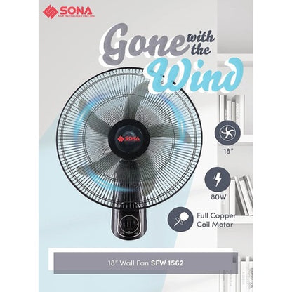 Sona 18” Wall Fan SFW 1562