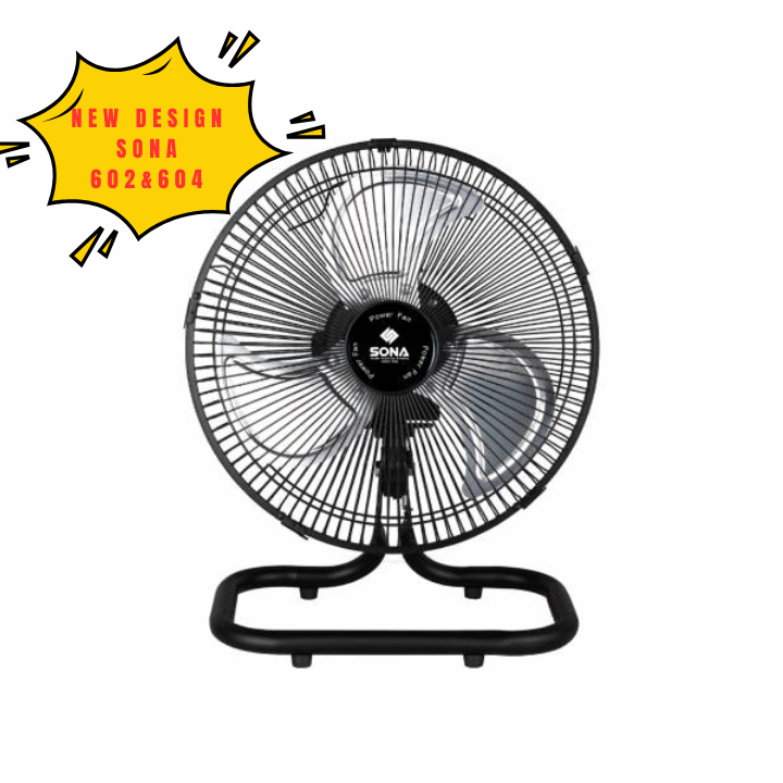 Sona 12" / 14" / 16" / 18" / 20" Electric Power Floor Fan SOF 602 / 6053 / 604 / 6056 / 6058