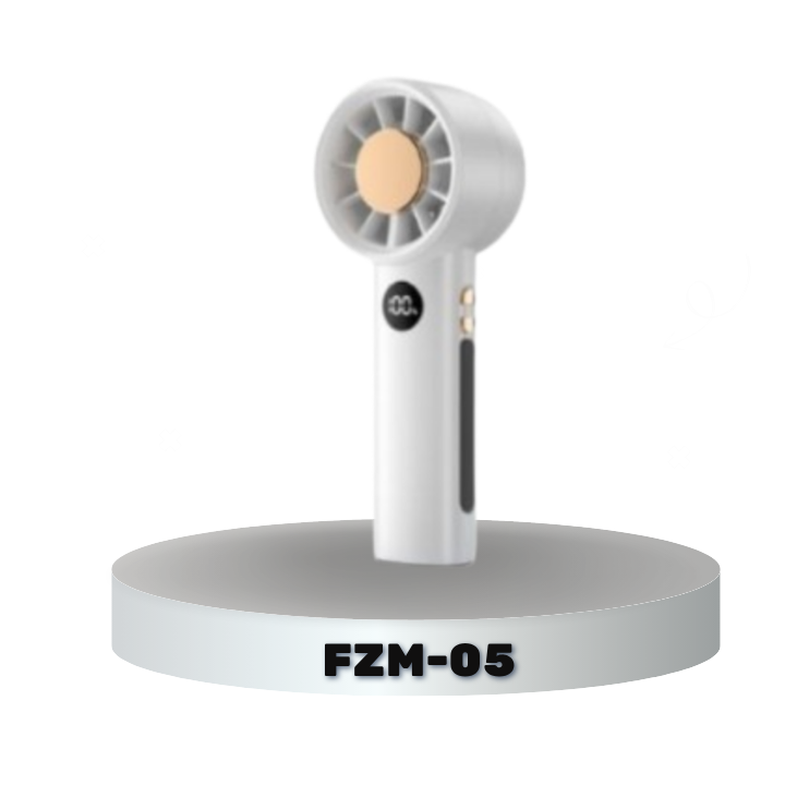 CEPMF005 High Speed Cooling Mini Handheld Fan with LED Display & 100 Adjustable Speed Settings, 3600mAh Battery