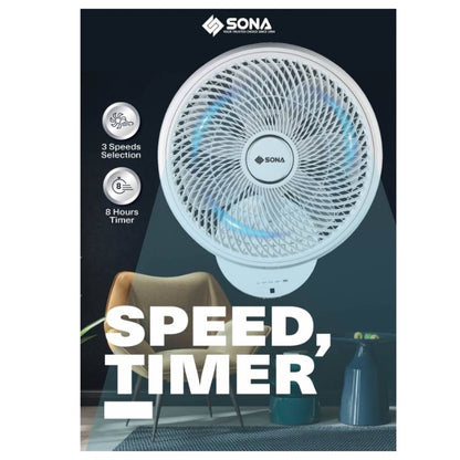 Sona 16” Remote Wall Fan SFW 6461