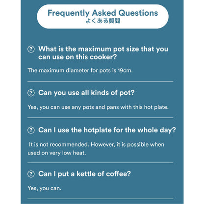 TOYOMI Hot Plate Stainless Steel Body Single | HP 601