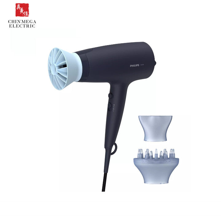 Philips 3000 Series 2100W Hair Dryer + ThermoProtect attachment | BHD360/23