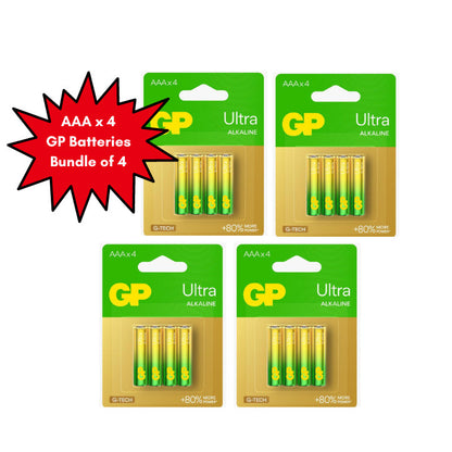 GP AA / AAA Alkaline Pack of 4 | Bundle of 4