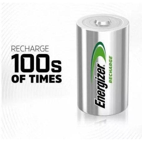 ENERGIZER Power Plus HR20 C/D Size 2500mAh BL2 Rechargeable Battery