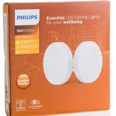 Philips LED Star Surface Square/Round Surface Mounted Ceiling Light 12W/18W | 6500K cool day light