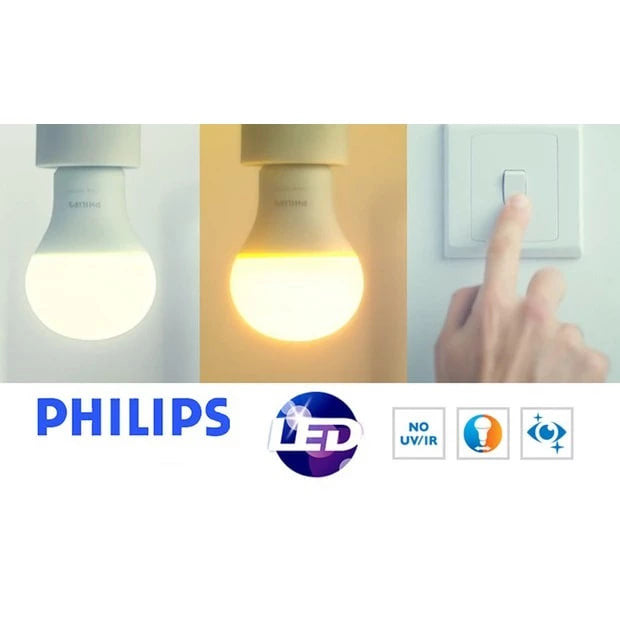 Philips LED A60 E27 Scene Switch Bulb // 2 Color in 1 Bulb & 3 Light in 1 Bulb