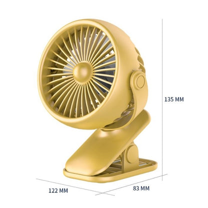 Rechargeable Mini Portable Desk Fan with LED light