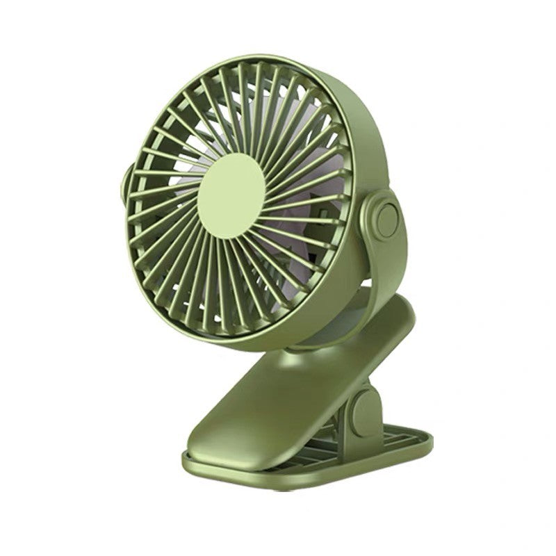 Rechargeable Mini Portable Desk Fan with LED light