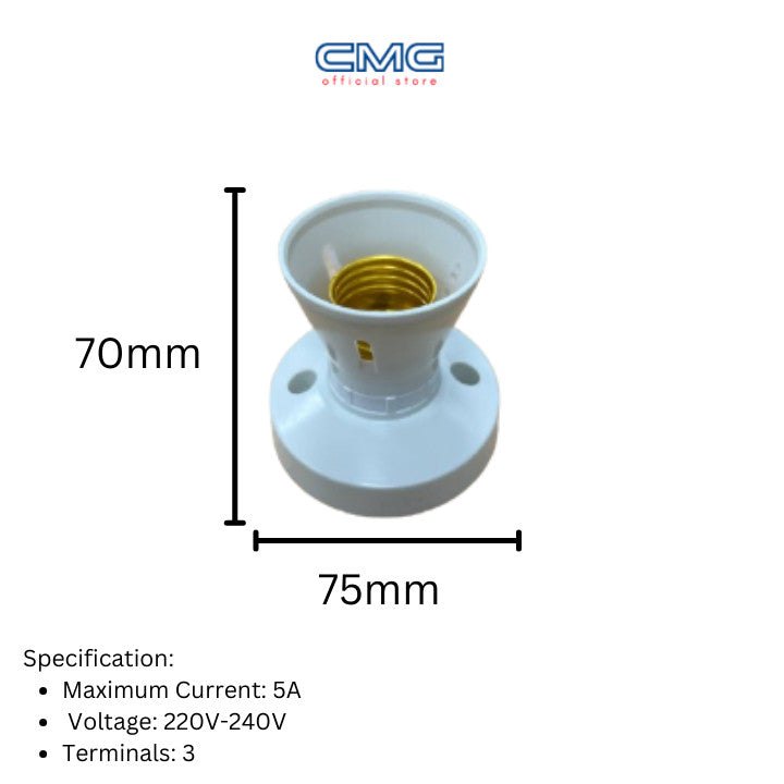 Ceiling Light Bulb Holder E27 Batten Holder