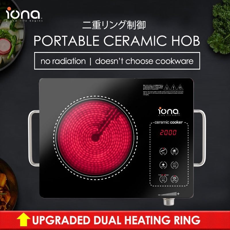 IONA Ceramic Induction Cooker Stove | GL27