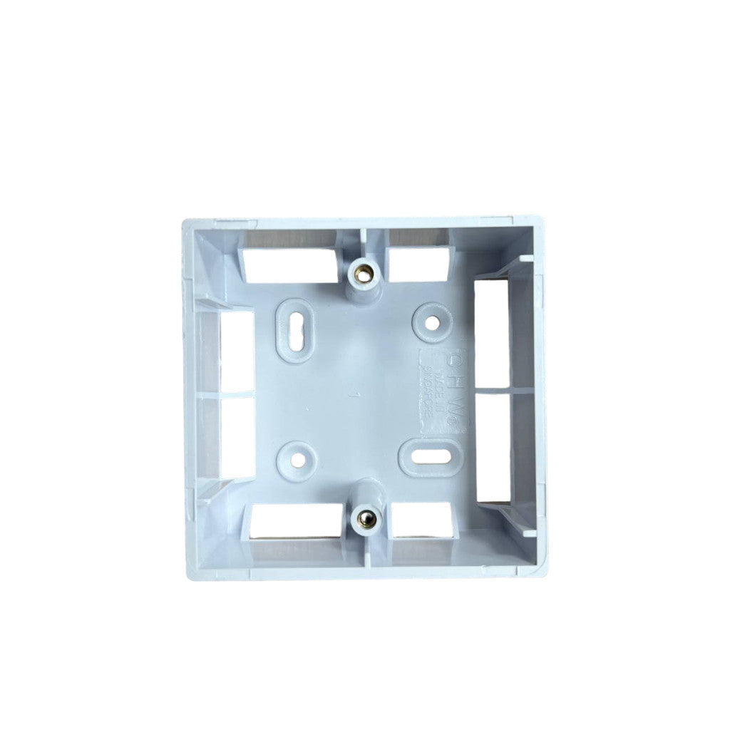 External Surface Mounting Box for Switch or Socket, 1 Gang / 2 Gang