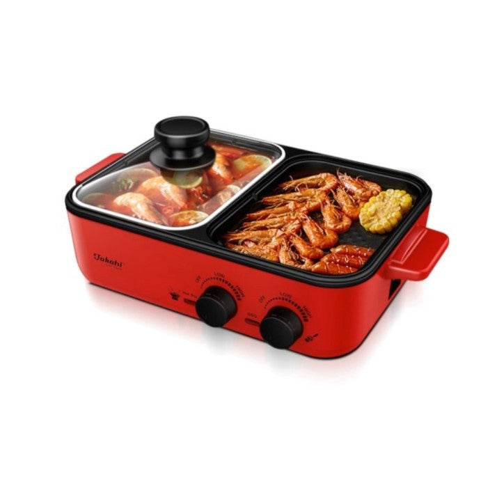 TAKAHI 2-in-1 Electric Hot Pot & BBQ Grill