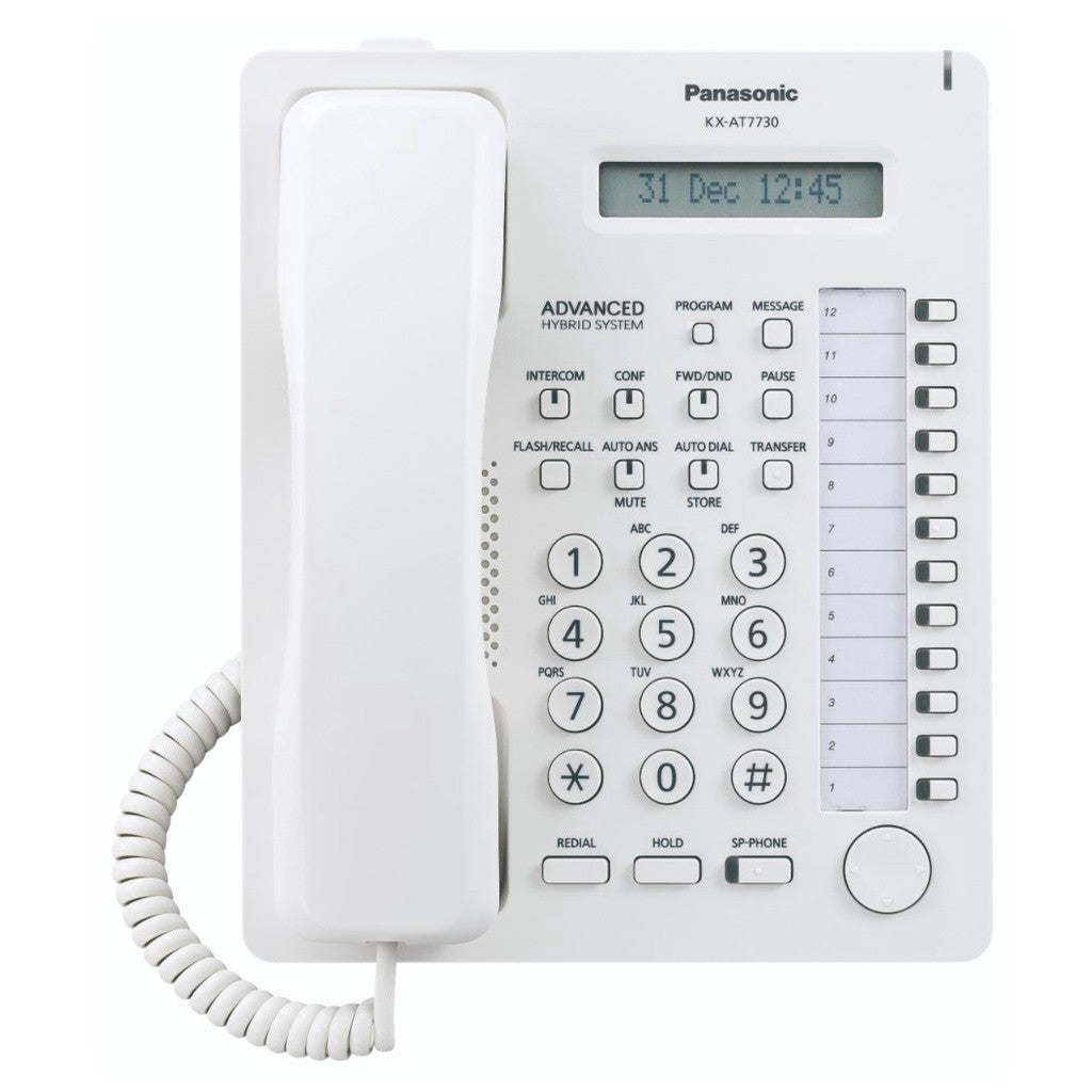 Panasonic 12 Analog Key Phone for PBAX Line KX-AT7730X *Suitable for offices*