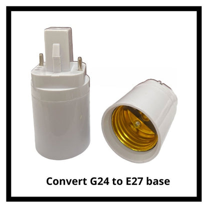 Bulb Base Converter Adapter G24/B22/GU10 to E27 | E27 to B22 (2/4 PCS)