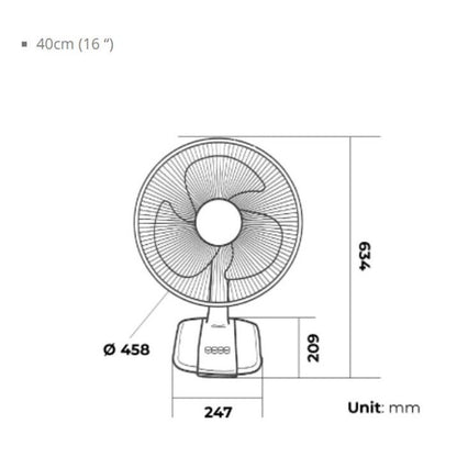 KDK 16" Table Fan A40AS