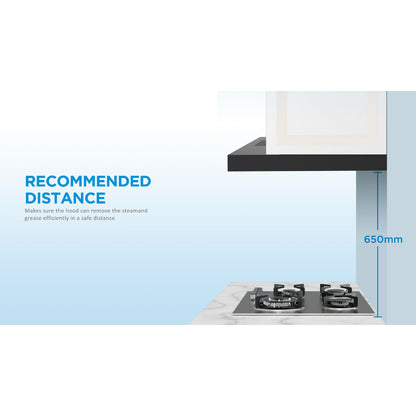 Midea Bulit-In Range Hood Slim Under Cabinet Kitchen Hood | MH90F26