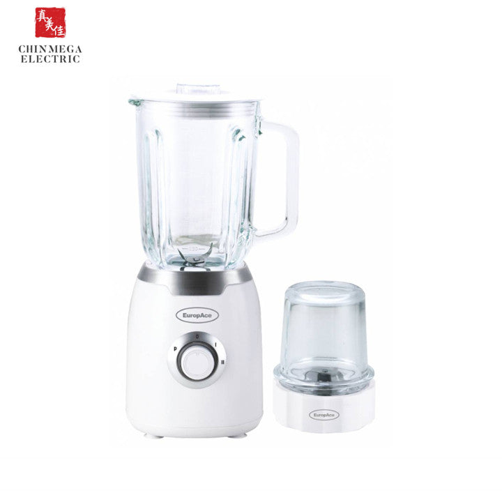 Europace 1.5L Glass Blender EBL3415W With brush metal finishing