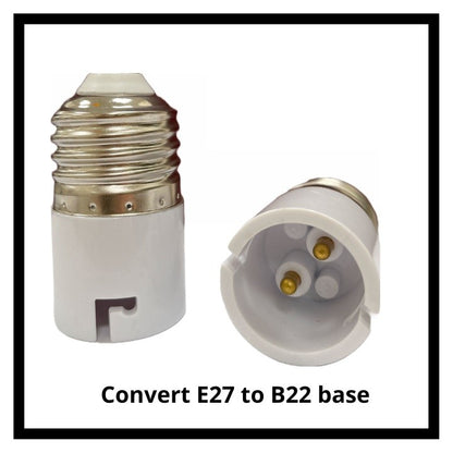 Bulb Base Converter Adapter G24/B22/GU10 to E27 | E27 to B22 (2/4 PCS)