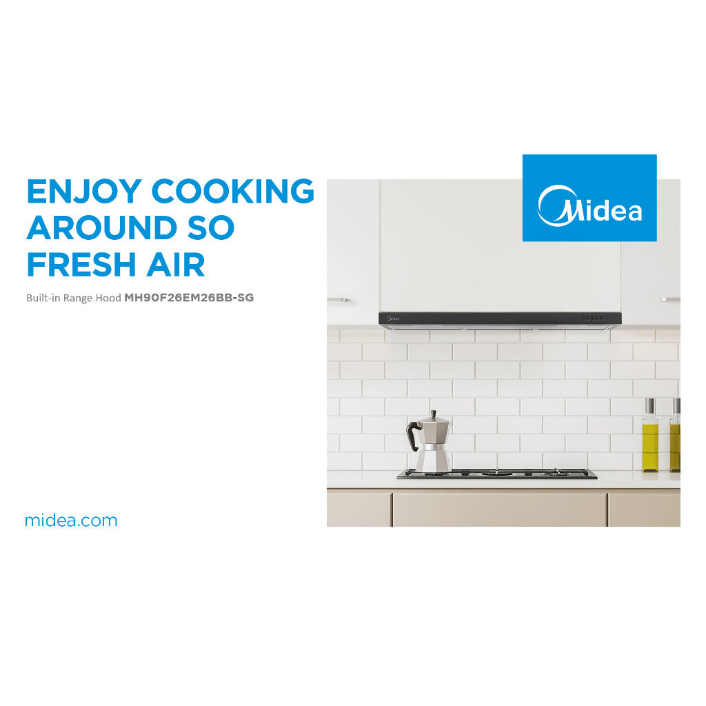 Midea Bulit-In Range Hood Slim Under Cabinet Kitchen Hood | MH90F26