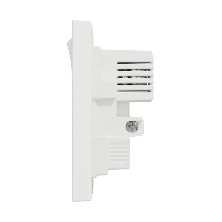 Schneider AvatarOn C 13A 1 Gang Switch with 2.1A 2 Port USB (White/Grey)