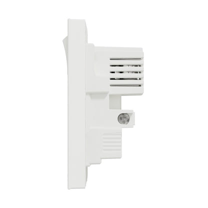 Schneider AvatarOn C 13A 1 Gang Switch with 2.1A 2 Port USB (White/Grey)
