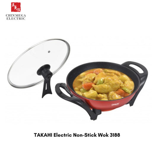 TAKAHI Electric Non-Stick Wok 2188 / 3188