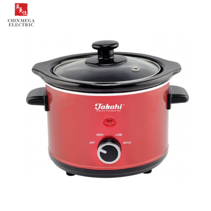 TAKAHI 1.5-Litre Electric Crockery Pot | Model: 1521 CR-TR