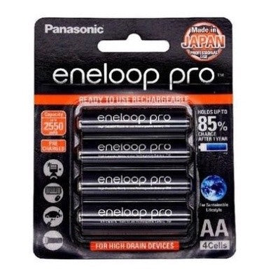 Eneloop Pro 4 AA/AAA 2550/950mAh Rechargeable Batteries