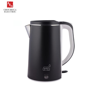 KYO-06 1.7L Stainless Steel Cordless Electric Kettle (Matte Black)