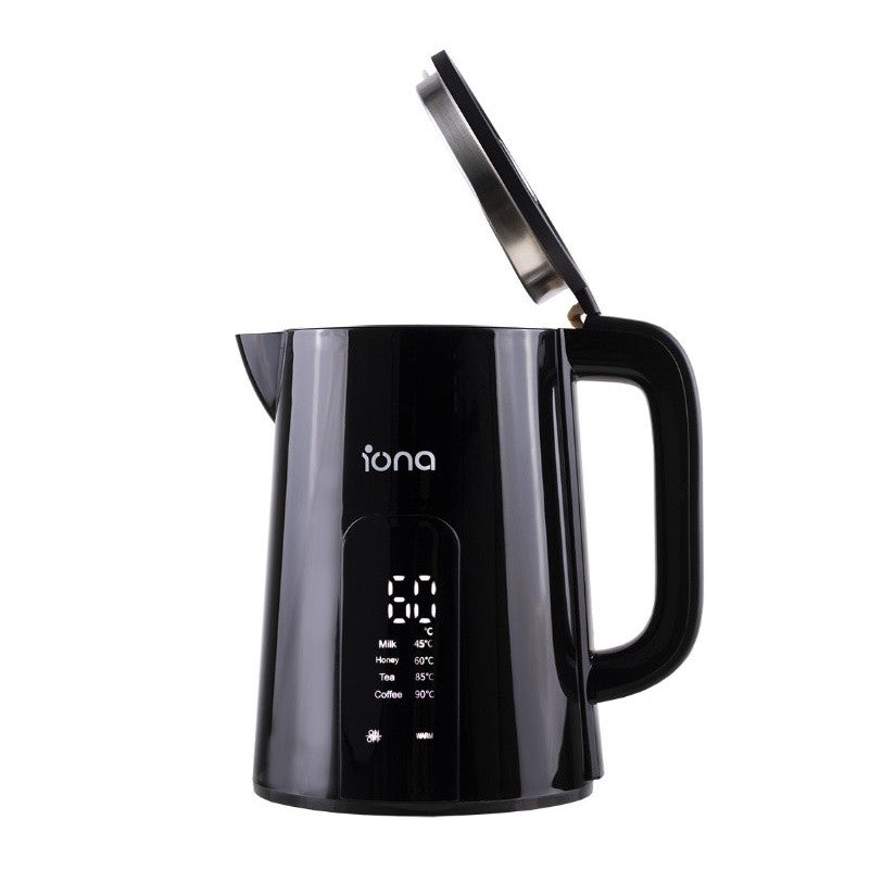 IONA 1.7L Smart Temperature Control Digital Display Stainless Steel Kettle GLK17