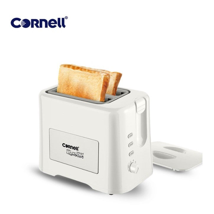 Cornell 2 Slice Pop Up Bread Toaster (white/black) CT-EDC2000