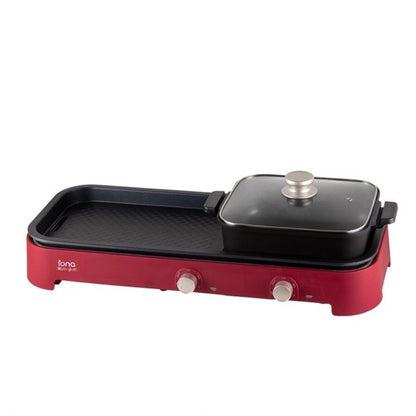 IONA Tabletop BBQ Grill With Hotpot GL3712