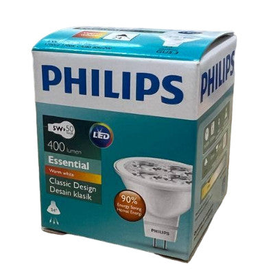 Philips Essential LED 5-50W MR16 24 Degree (Warm White/ Cool Daylight)