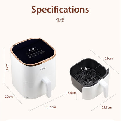 IONA 4.6L Digital Air Fryer | Large Capacity Smart Air Fryers - GLAF460D