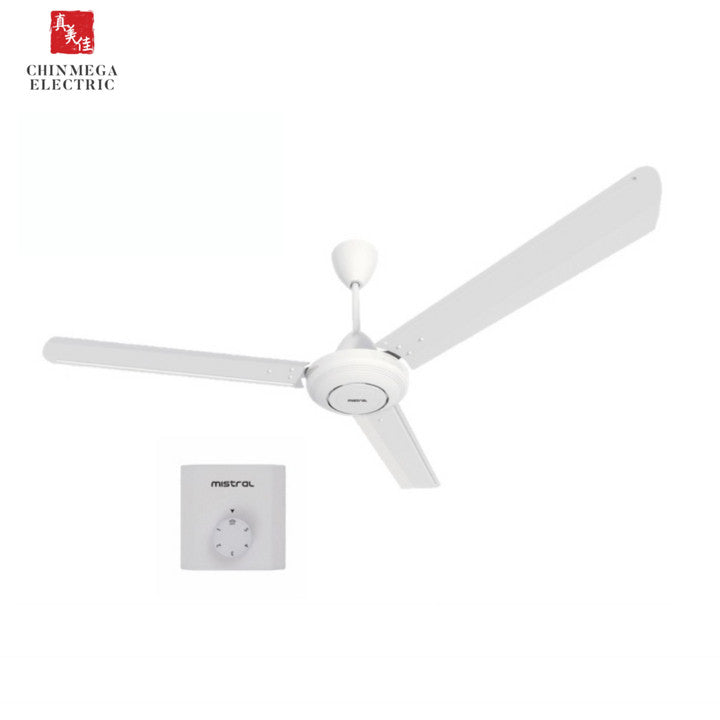 Mistral 60" Electric Ceiling Fan with regulator | MCF60EB