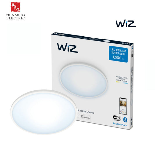 WiZ Superslim Smart Ceiling 16W Tunable Warm to Cool White