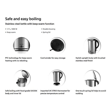 Philips Viva Collection Kettle 1.7L - HD9316/03