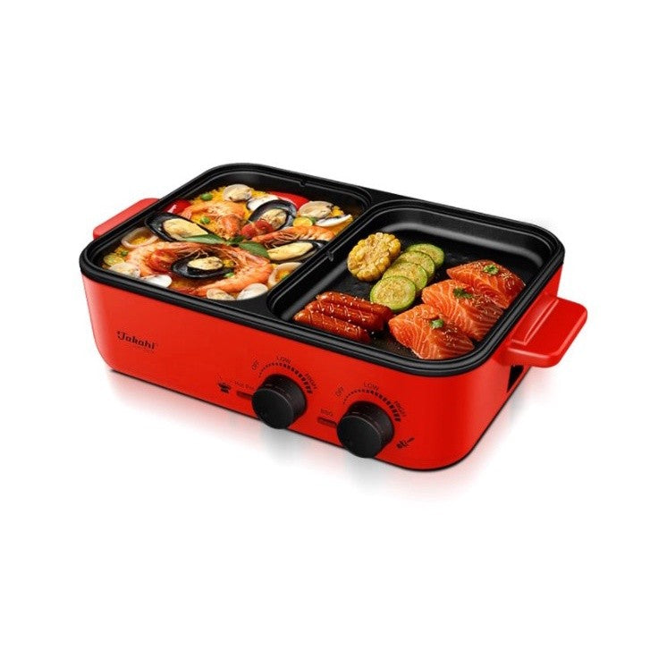 TAKAHI 2-in-1 Electric Hot Pot & BBQ Grill