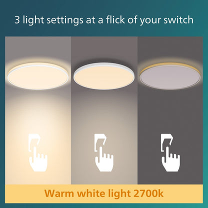 Philips Ozziet Functional Ceiling light CL570 SS RD Warm White 2700K / Cool White 4000k w HV 06 22W / 36W