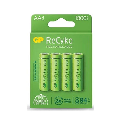 GP ReCyko AA Batteries 1300mAh