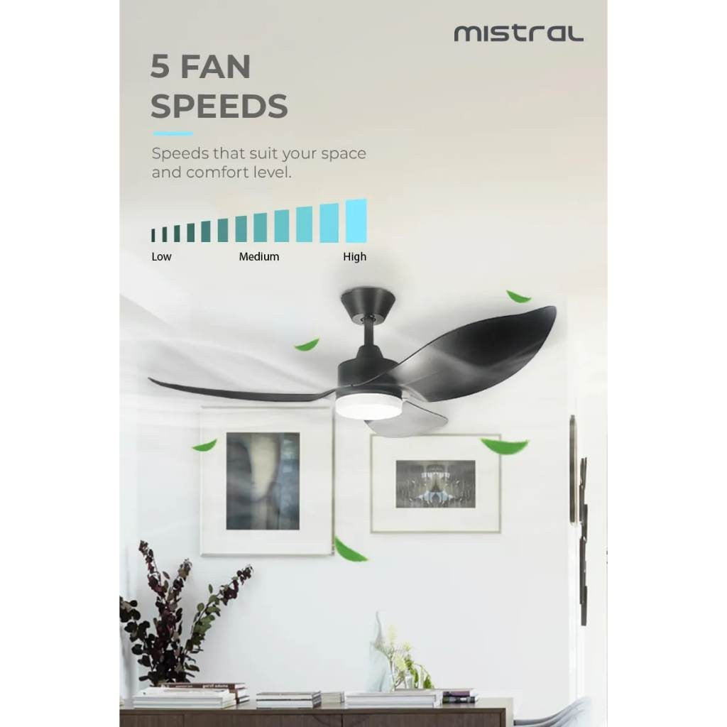 Mistral Space 36" DC Motor Ceiling Fan