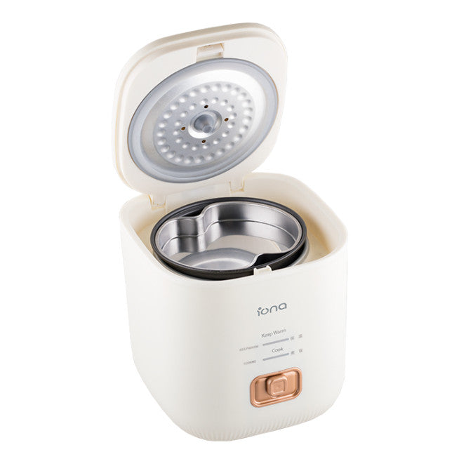 IONA 0.8L Mini Rice Cooker | GLRC085-White