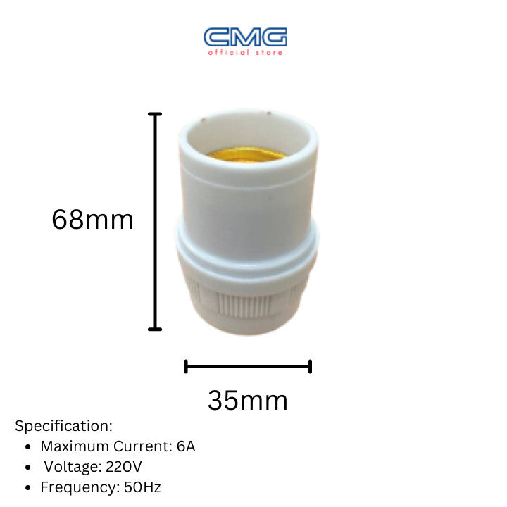 Ceiling Light Bulb Holder E27 Batten Holder