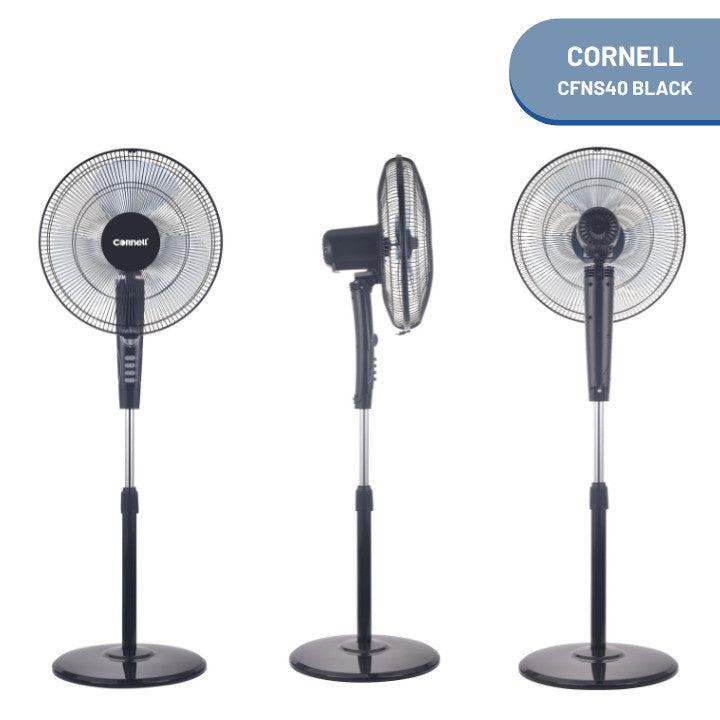 Cornell 16" Stand Fan with Timer 50W CFNS40 (Black / Grey / White)