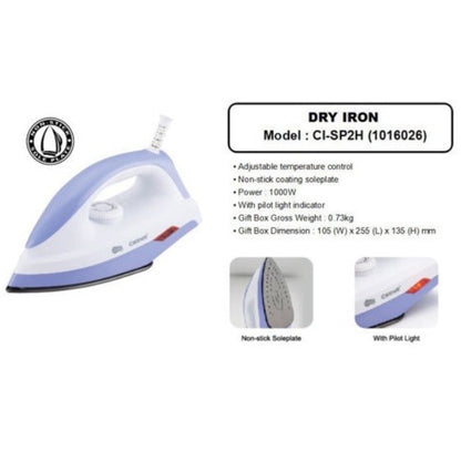 Cornell 1000W Dry Iron CI-SP2H