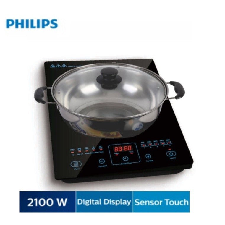 PHILIPS Daily Collection Induction cooker HD4911/62 *FREE STAINLESS STEEL INDUCTION POT WITH GLASS LID* 2 YEARS WARRANTY